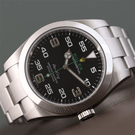 rolex air king secondo polso|rolex air king 40mm.